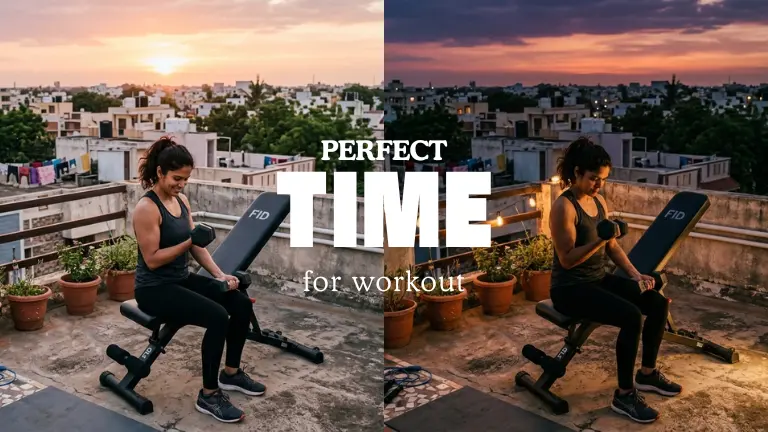 Morning vs evening workout