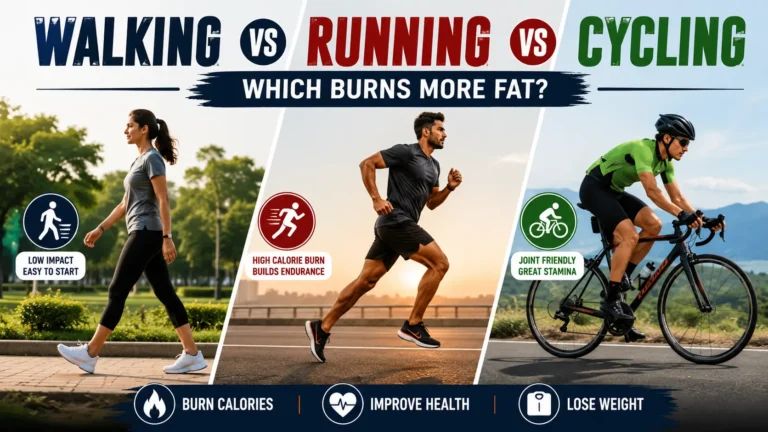 Walking vs Running vs Cycling